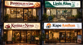 Lighted panaflex signage design samples