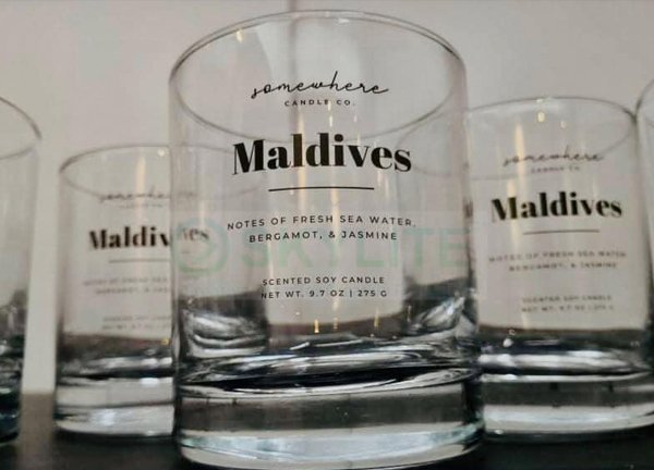 Glass Candle Canister