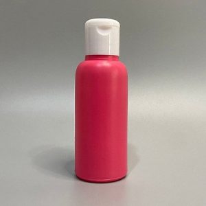 60ml HDPE Bullet Red with Flip Cap