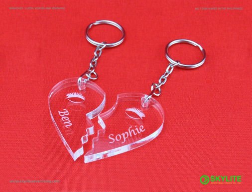 Laser Acrylic Keychain UV Printing